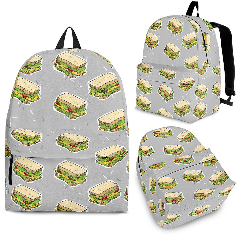Sandwich Pattern Print Design 05 Backpack