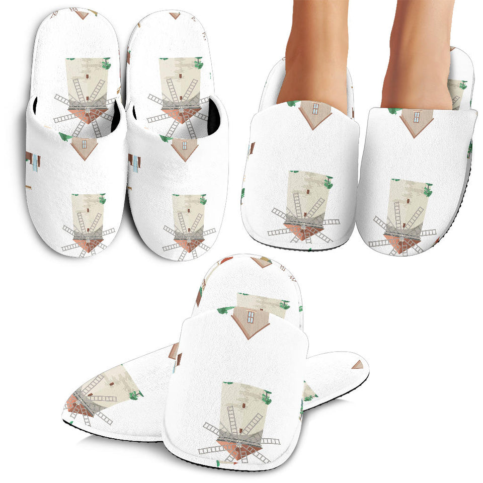 Windmill Design Pattern Slippers