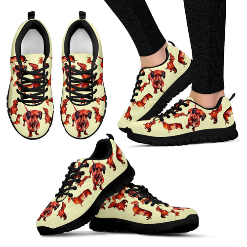 Dachshund Women'S Sneakers