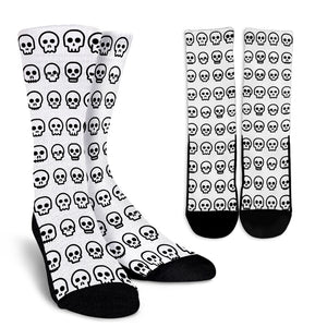 Skull Madness (Black) Crew Socks