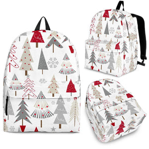 Cute Christmas Tree Pattern Backpack