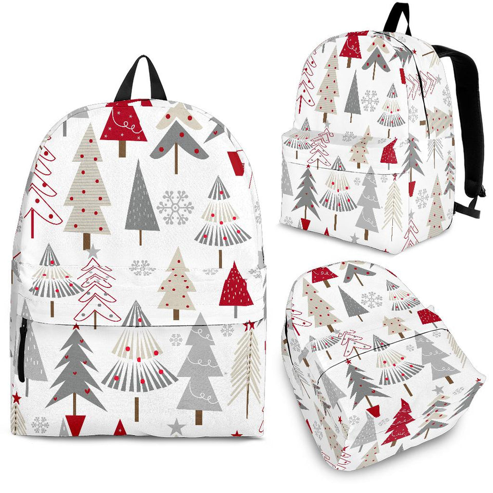 Cute Christmas Tree Pattern Backpack