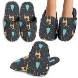 Deers Star Tree Pattern Slippers
