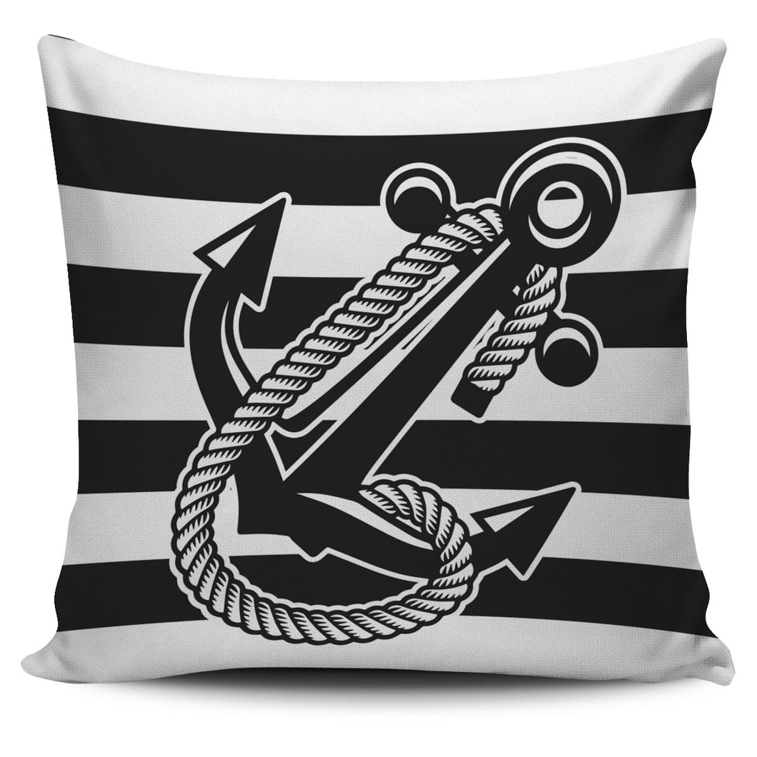 Pillow Cover - Stripe Anchor Ccnc006 Bt0170