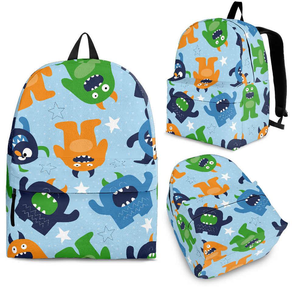 Alien Pattern Print Design 04 Backpack