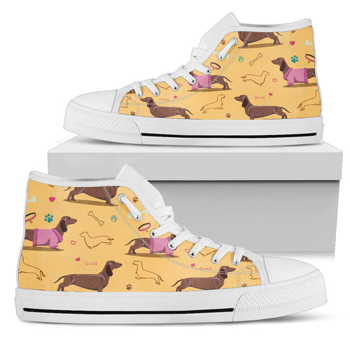 Dachshund Women'S High Top