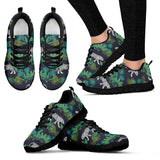 White Bengal Tigers Tropical Plant Women'S Sneaker Shoes