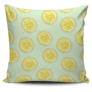 Slice Of Lemon Pattern Pillow Cover