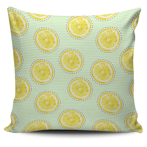 Slice Of Lemon Pattern Pillow Cover