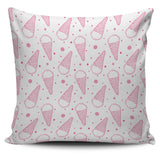 Hand Drawn Ice Cream Pattern Pillow Cover