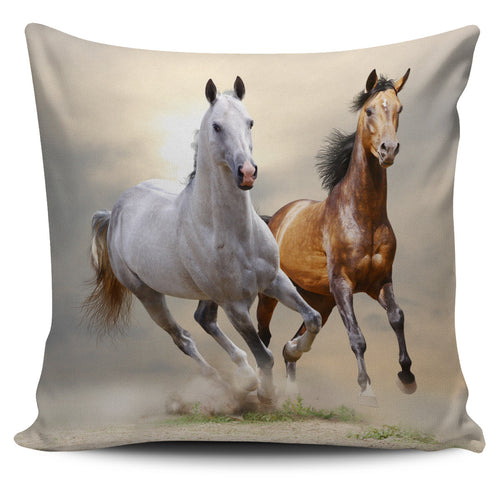Horses Pillow Cover