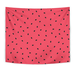 Watermelon Texture Background Wall Tapestry