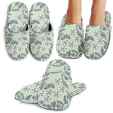 Hand Drawn Blueberry Pattern Slippers