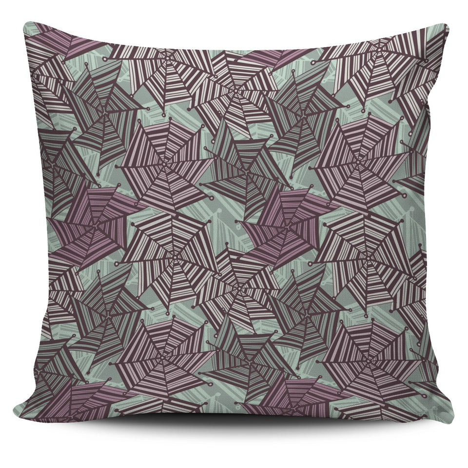 Spider Web Cobweb Design Color Pattern Pillow Cover