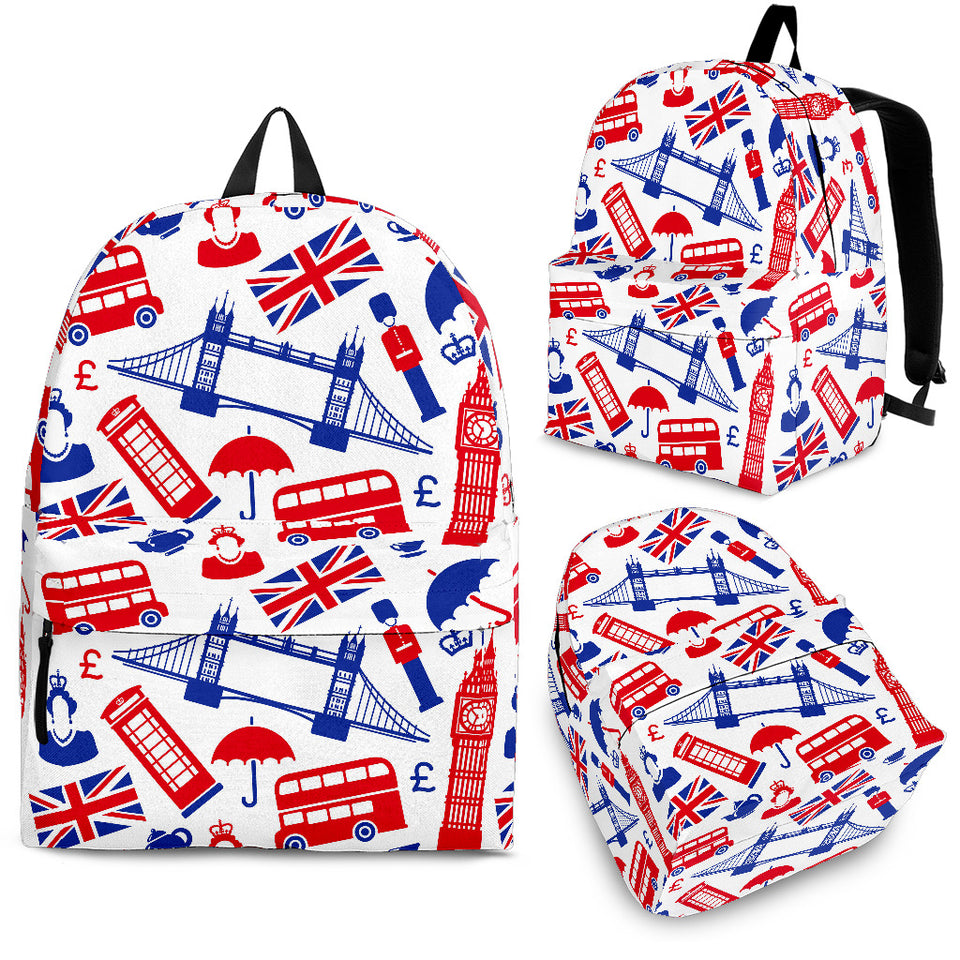 British Pattern Print Design 01 Backpack