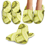Sliced Kiwi Pattern Slippers