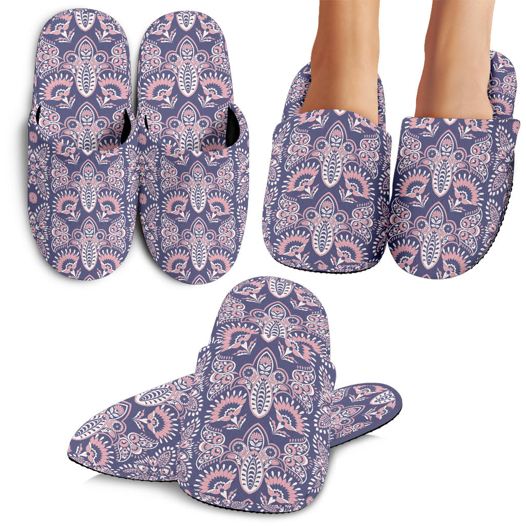 Indian Batik Style Pattern Slippers