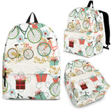 Bicycle Pattern Print Design 05 Backpack