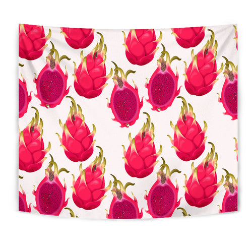Dragon Fruits Design Pattern Wall Tapestry