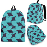 Stingray Pattern Print Design 02 Backpack