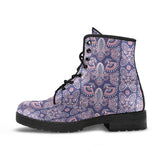 Indian Batik Style Pattern Leather Boots