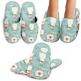 Cute Snowman Pattern Slippers