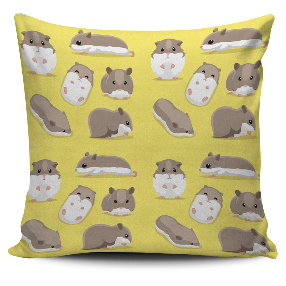Cute Hamster Pattern Pillow Cover