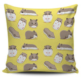 Cute Hamster Pattern Pillow Cover