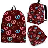 Pretzels Pattern Print Design 05 Backpack