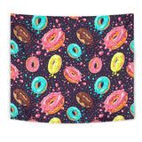 Colorful Donut Glaze Pattern Wall Tapestry