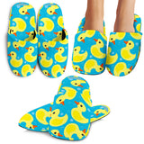 Duck Toy Pattern Print Design 04 Slippers