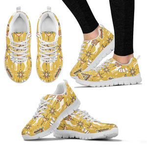 Camels Ethnic Motif Pattern Women'S Sneaker Shoes