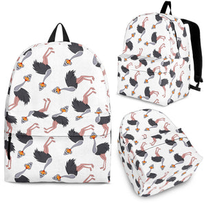 Ostrich Pattern Print Design 02 Backpack