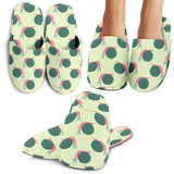 Snail Pattern Print Design 04 Slippers