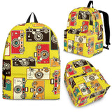 Camera Pattern Print Design 02 Backpack