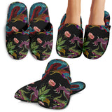 Dragons Flower Pattern Slippers