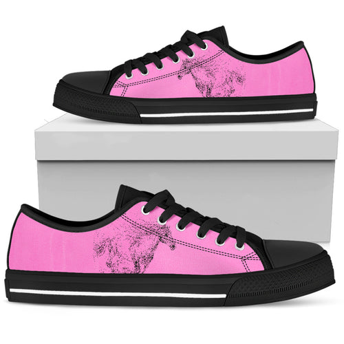 Pink Horse Women'S Low Top Shoe