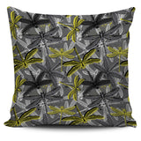 Hand Drawn Dragonfly Pattern Pillow Cover