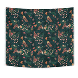 Snake Forest Pattern Wall Tapestry