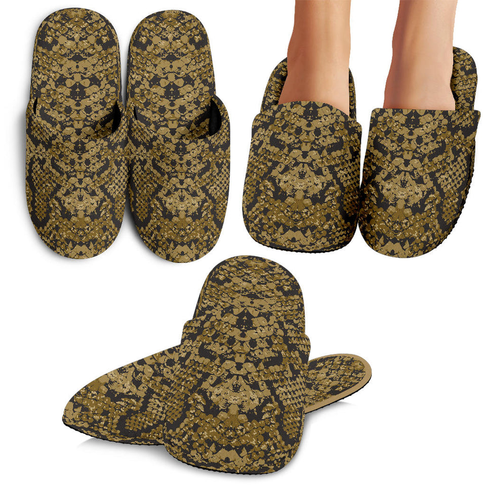 Snake Skin Pattern Slippers