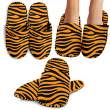 Bengal Tigers Skin Print Pattern Background Slippers