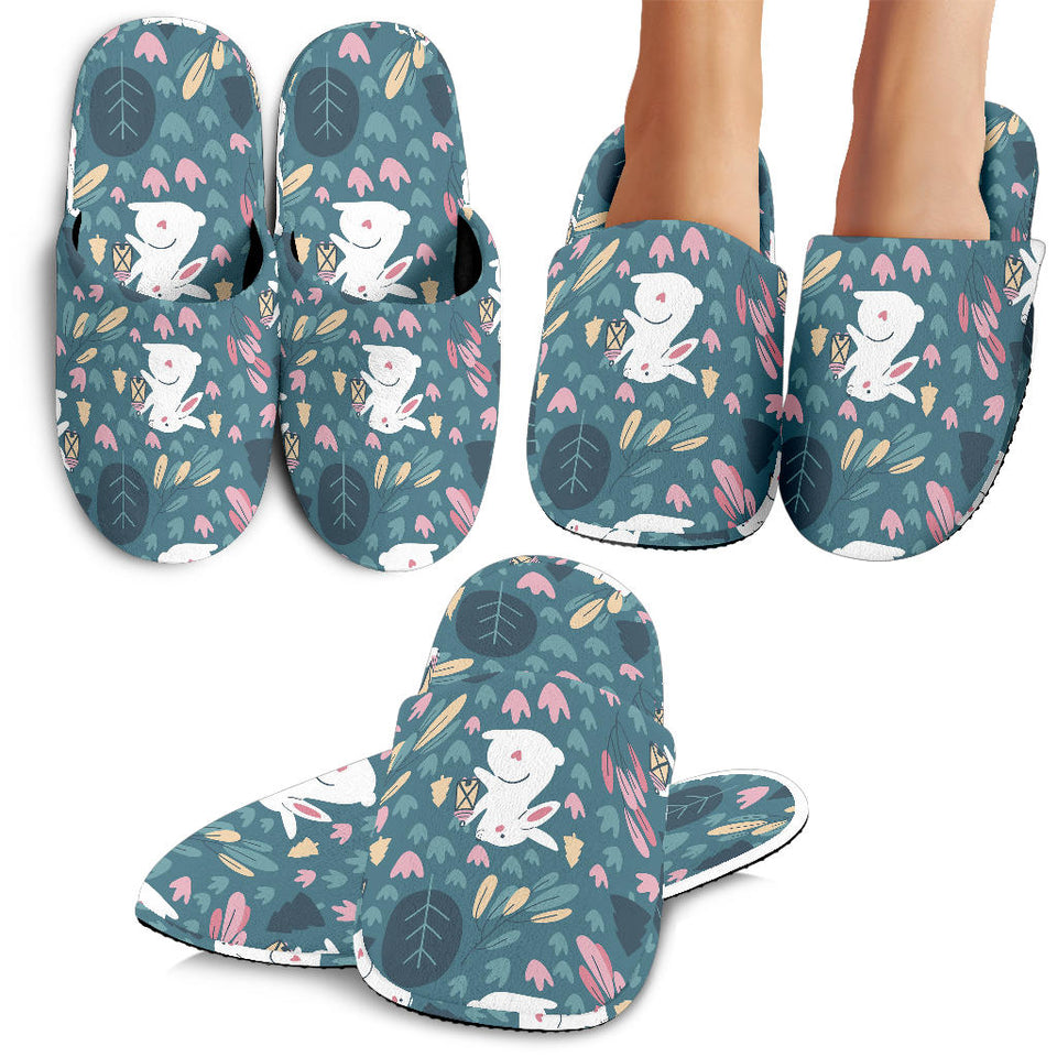 Cute Rabbit Pattern Slippers