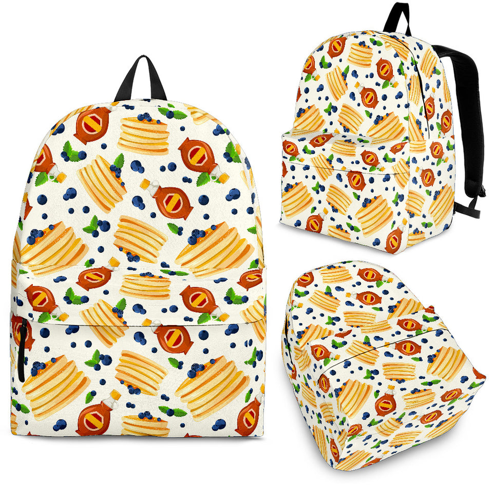 Pancake Pattern Print Design 02 Backpack