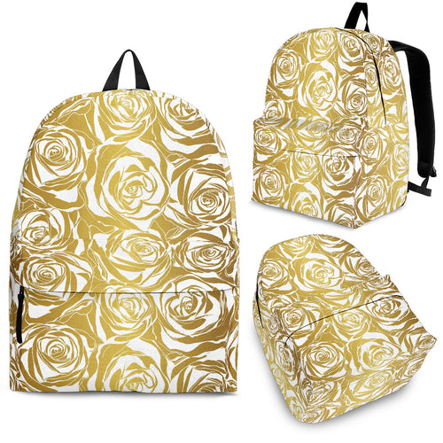 Rose Pattern Print Design 05 Backpack