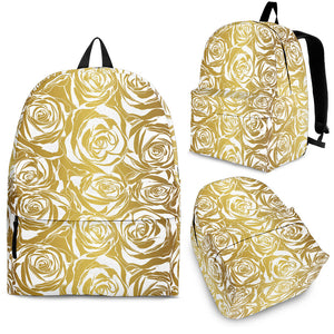 Rose Pattern Print Design 05 Backpack