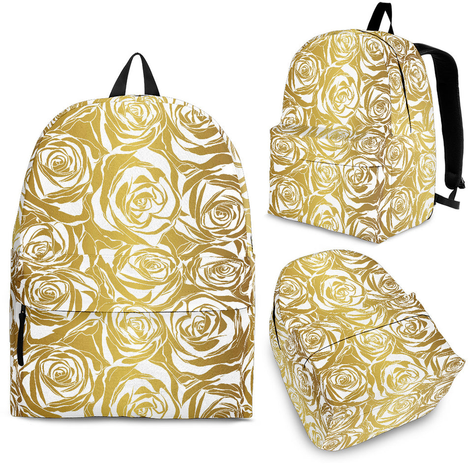 Rose Pattern Print Design 05 Backpack