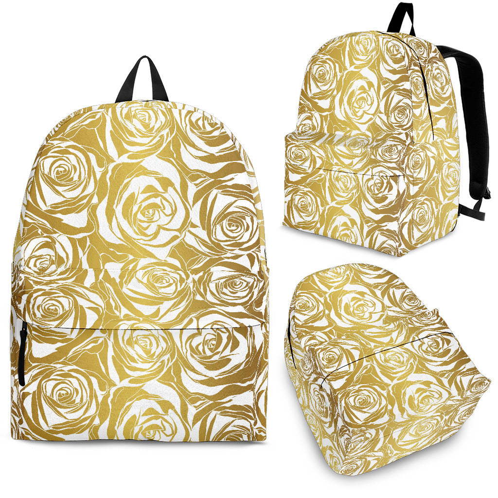 Rose Pattern Print Design 05 Backpack