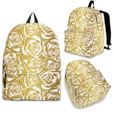 Rose Pattern Print Design 05 Backpack