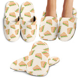 Sandwich Pattern Print Design 01 Slippers