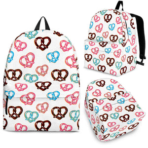 Pretzels Pattern Print Design 04 Backpack